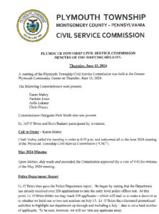 Icon of 6. Civil Service Commission Minutes - June 2024
