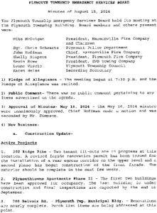 Icon of 3. Emergency Services Board Minutes - August 2024