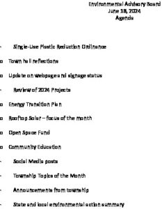 Icon of 2. Environmental Advisory Board Agenda - June 2024