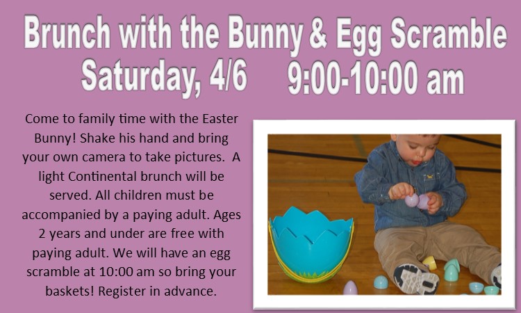 Brunch with the Bunny & Egg Scramble @ GPCC